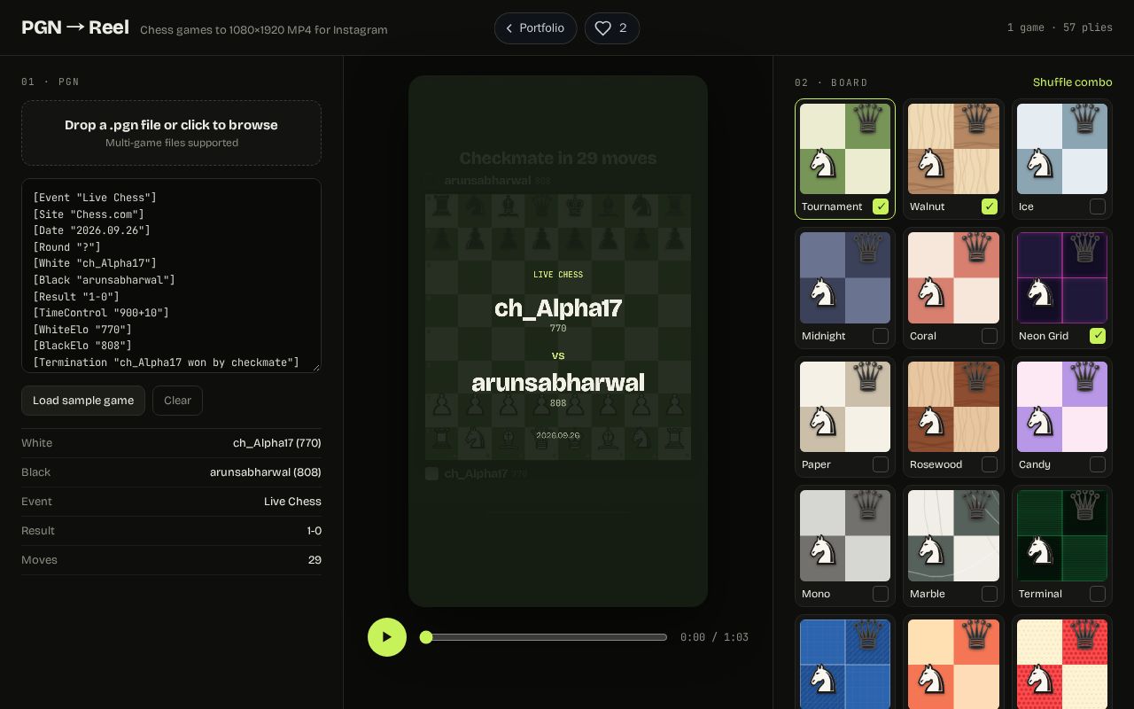 Preview of Chess Video