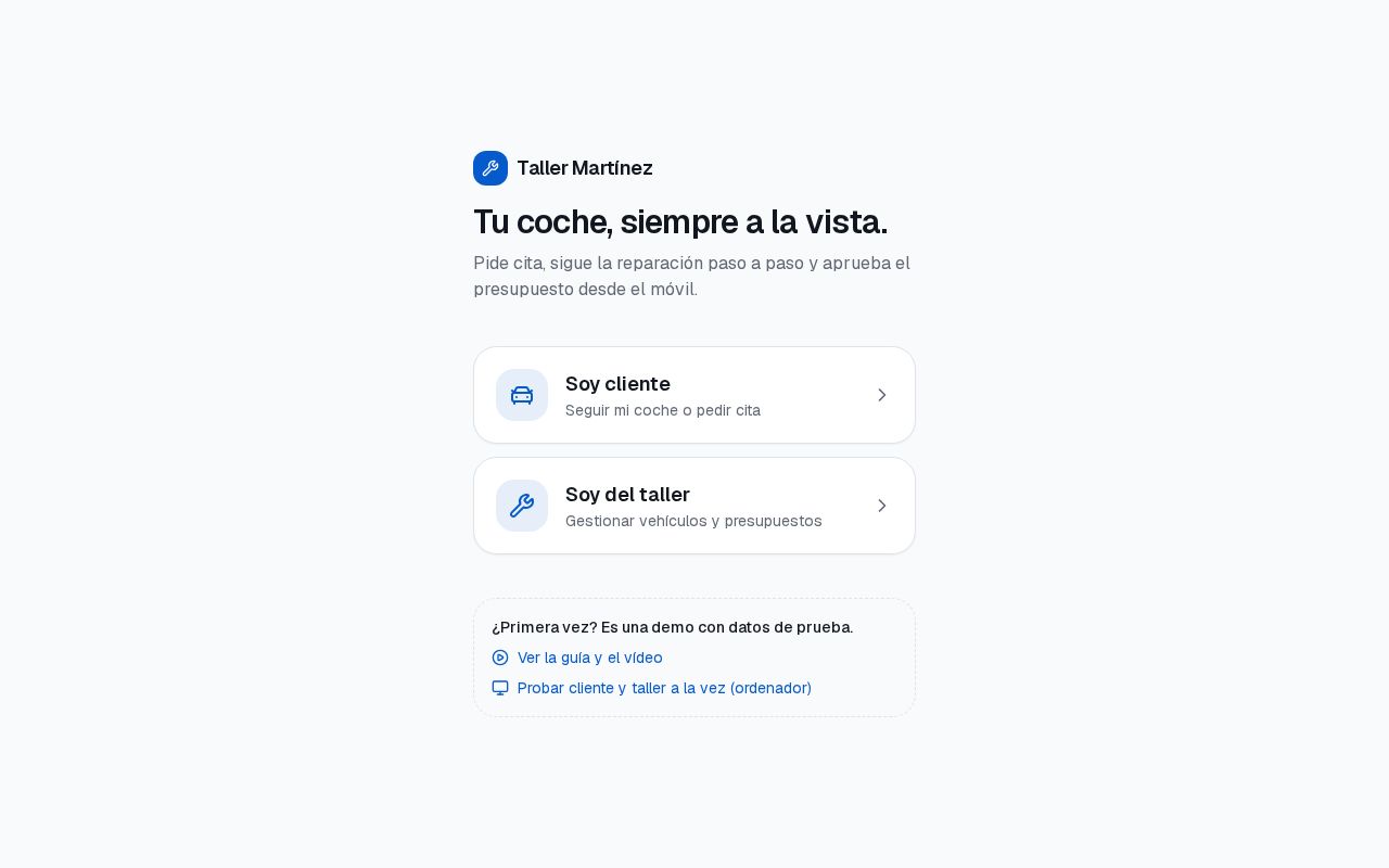 Preview of App Taller