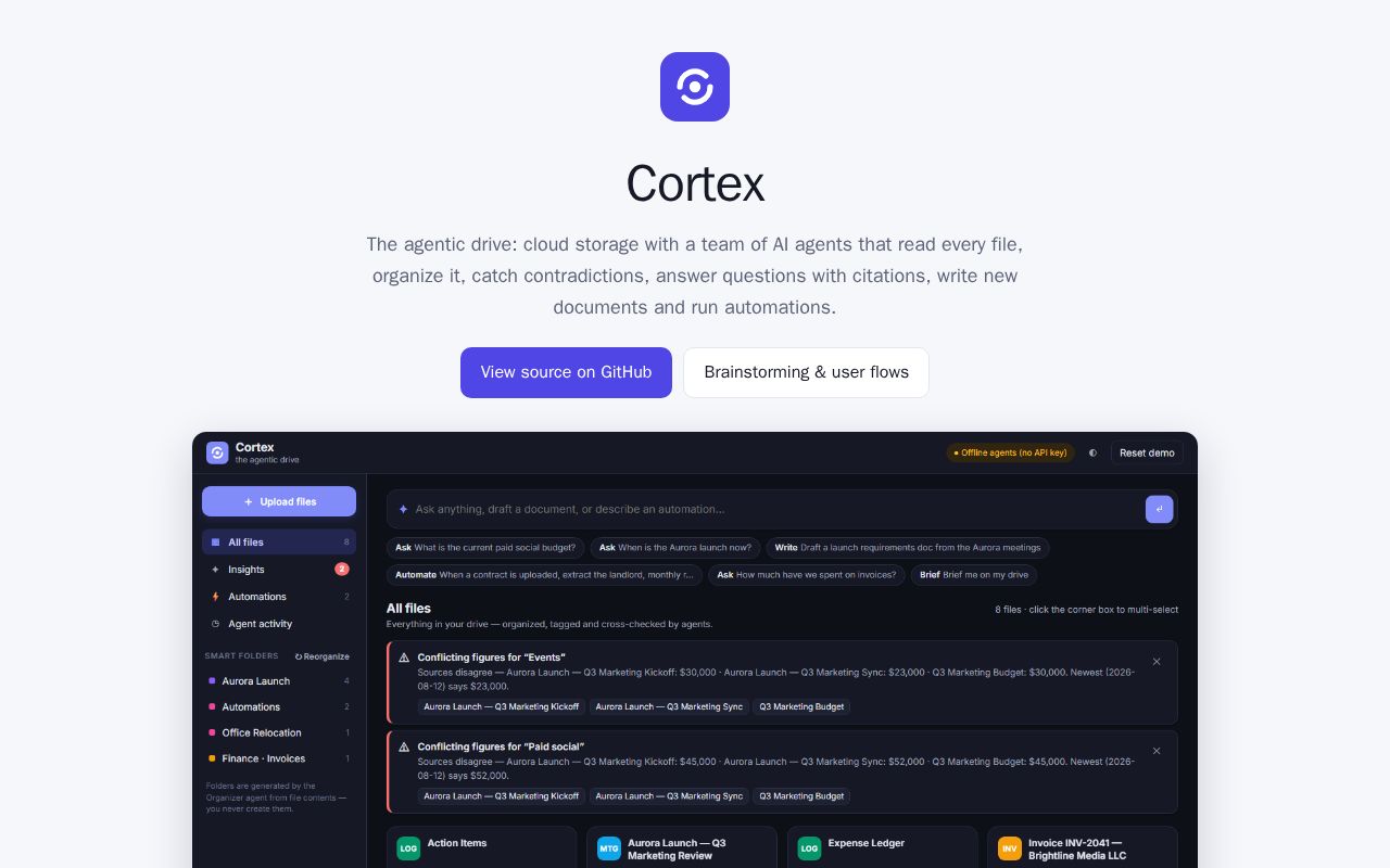 Preview of Cortex Agentic Drive
