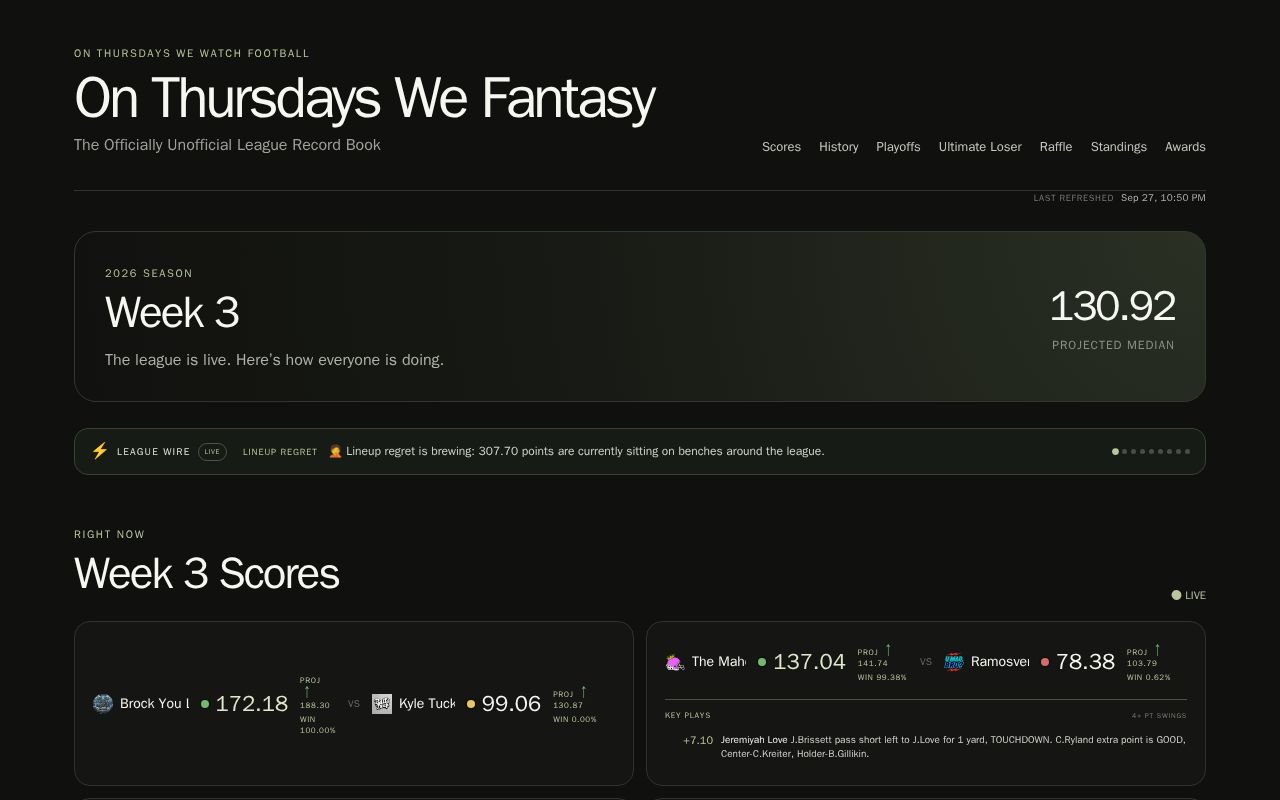 Preview of OnThursdaysWeFantasy Io
