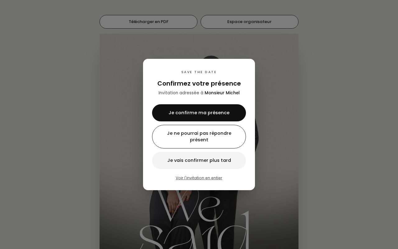Preview of Invitation Michel Allegria