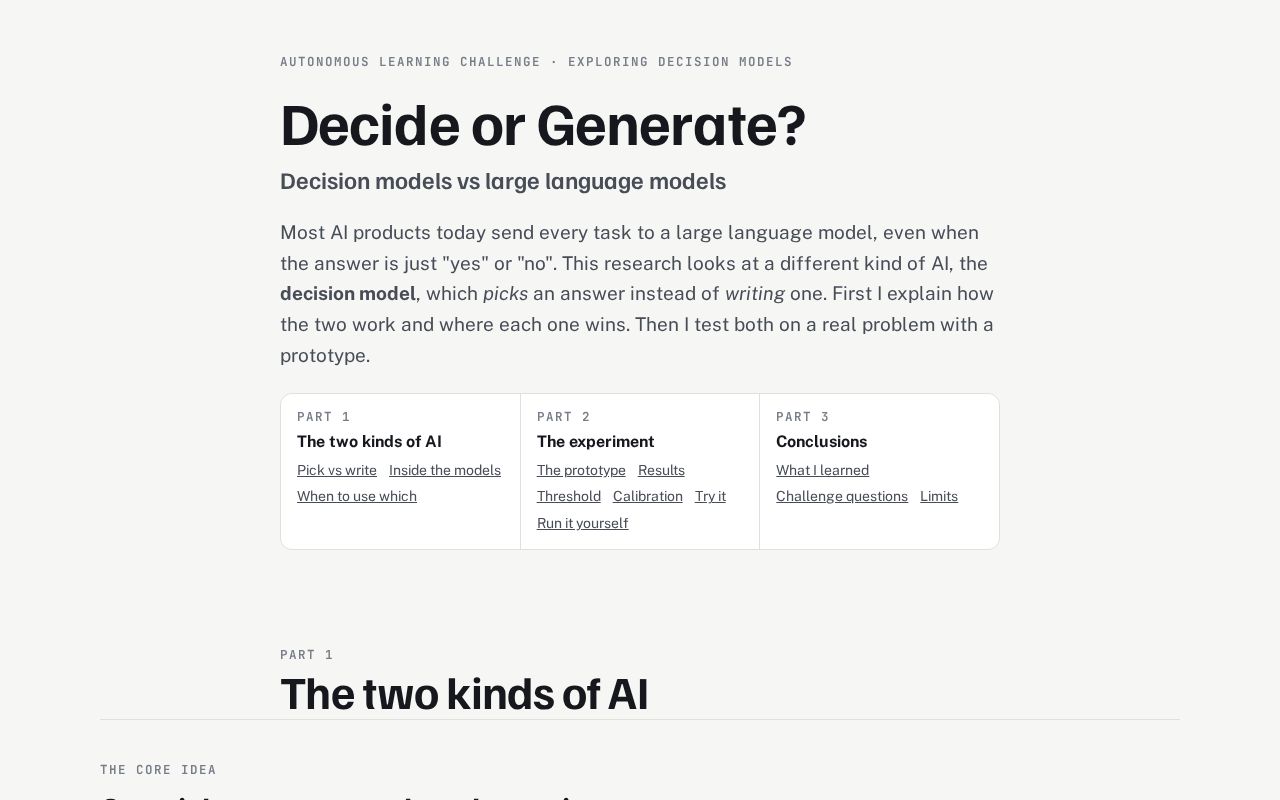 Preview of Decide Or Generate