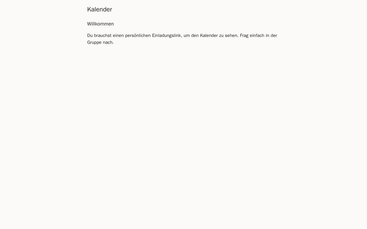 Preview of Kalender