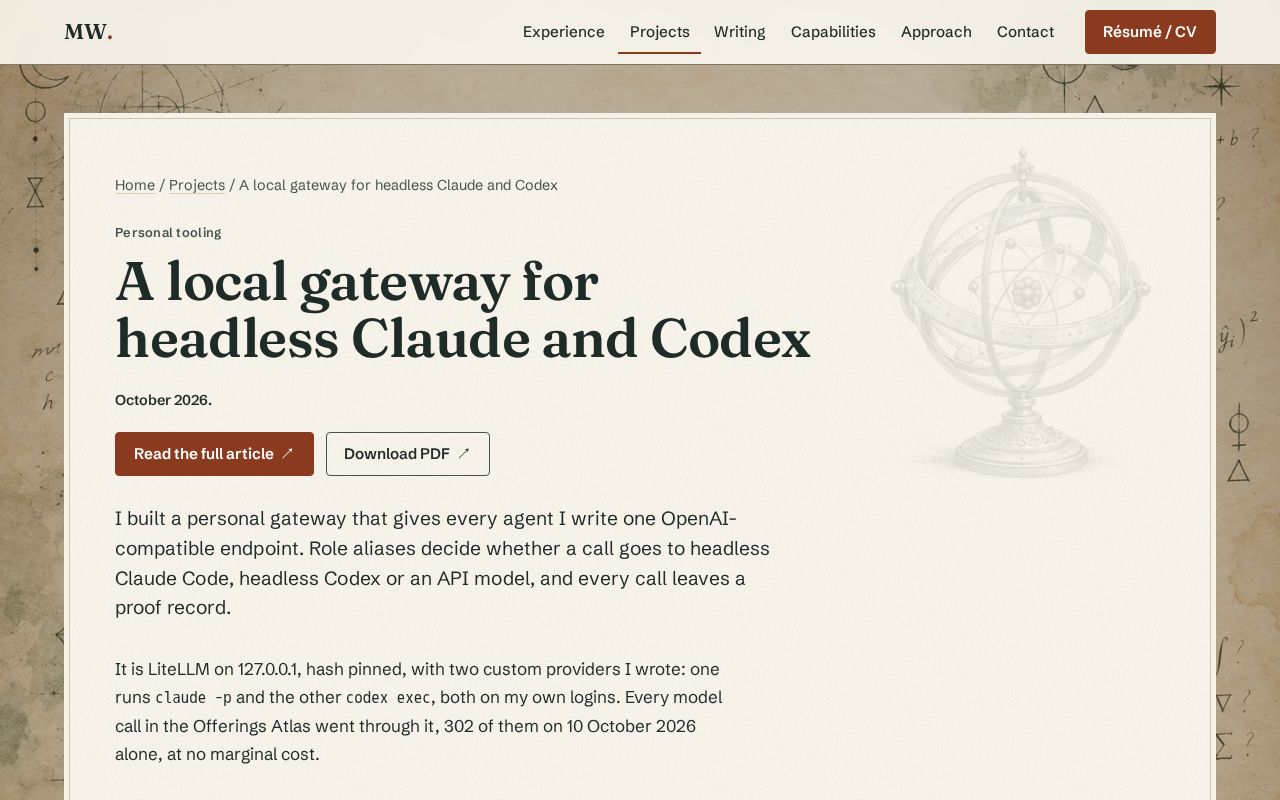 Preview of Headless Llm Gateway
