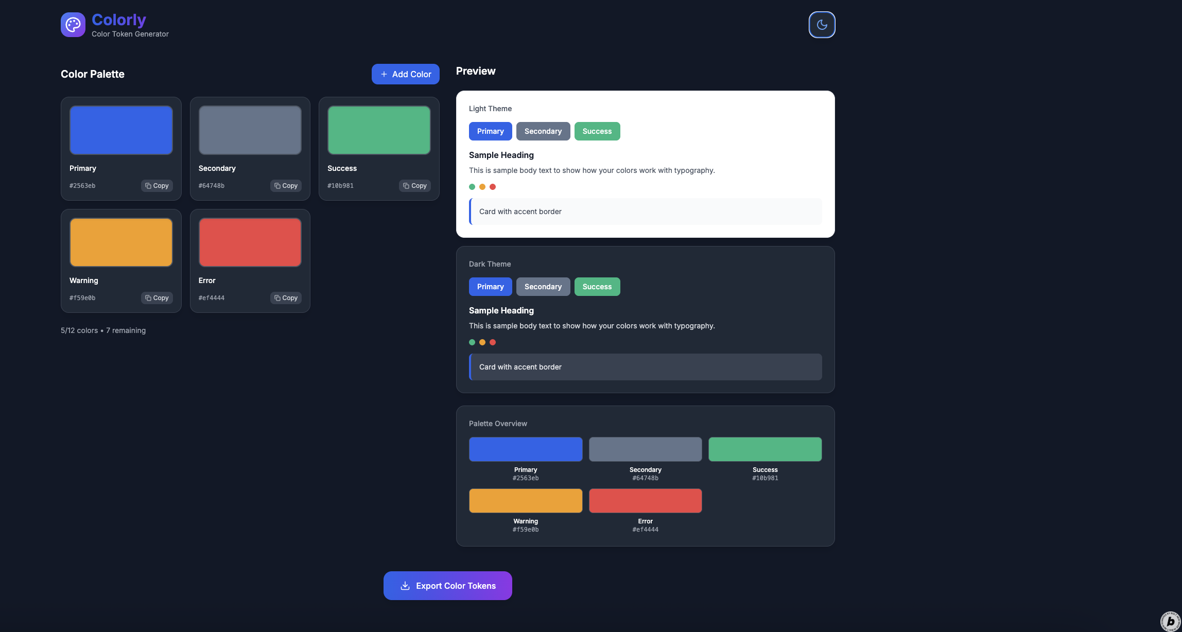 Preview of Colorly