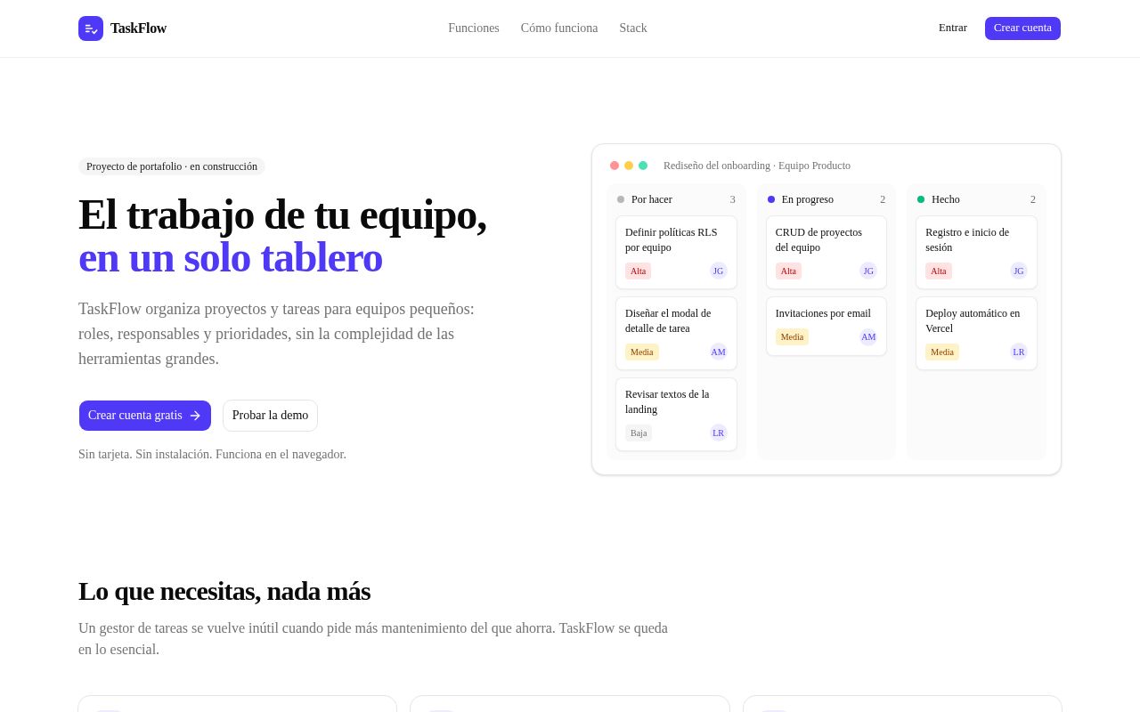 Preview of TaskFlow