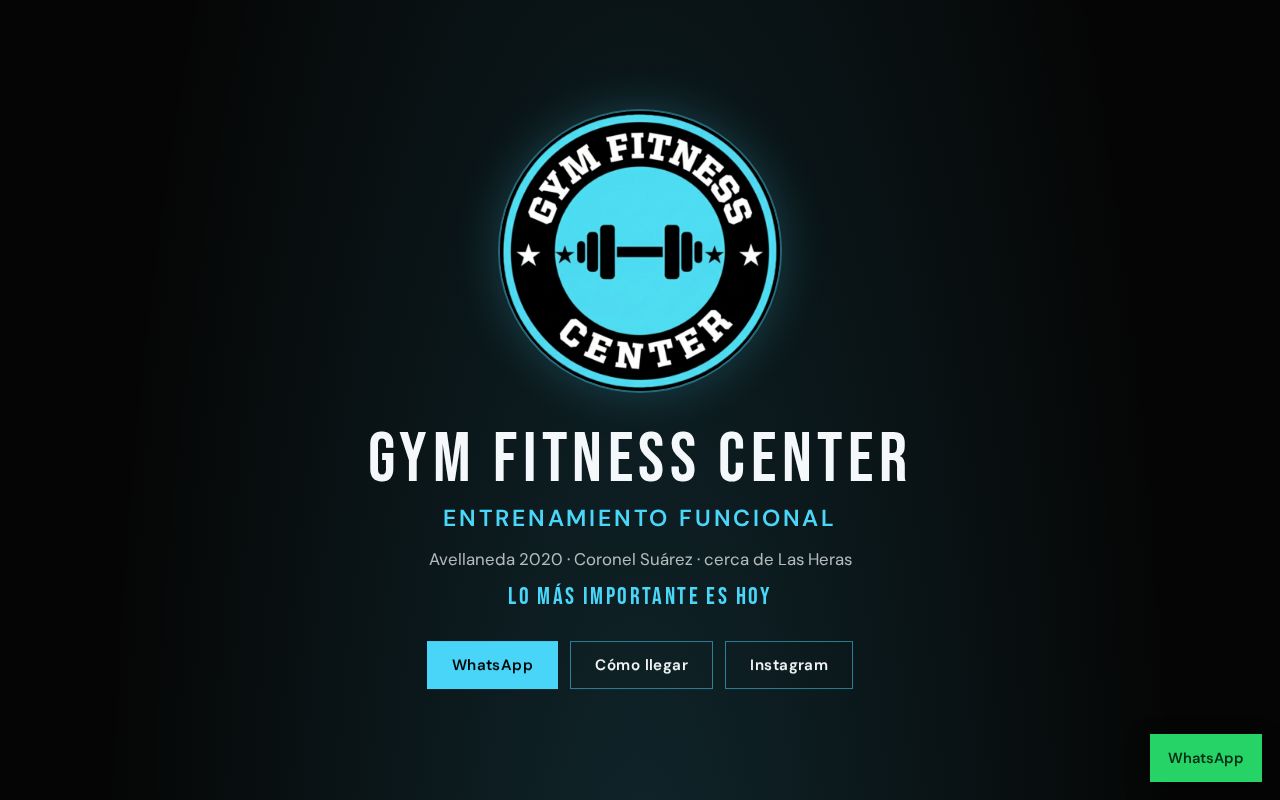 Preview of Landing Gym Fitness Center (GFC) — Coronel Suárez