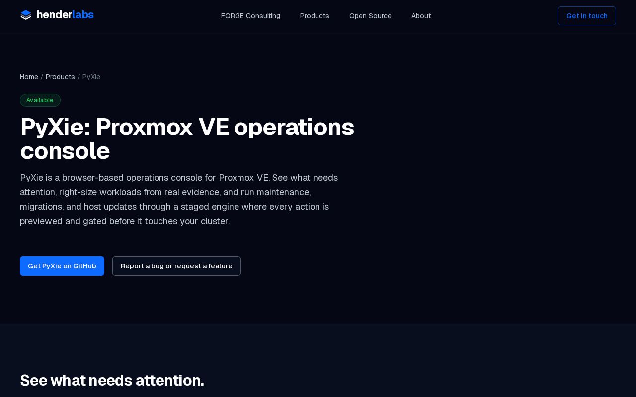 Preview of Pyxie Manager