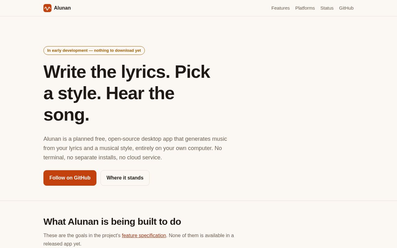 Preview of Alunan App