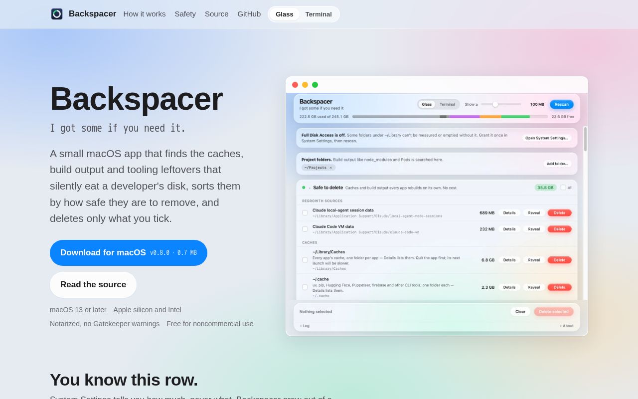 Preview of Backspacer