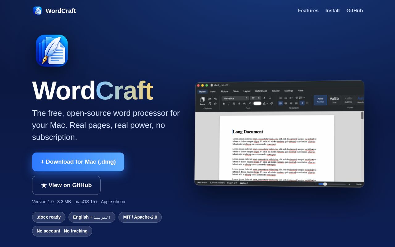 Preview of Wordcraft