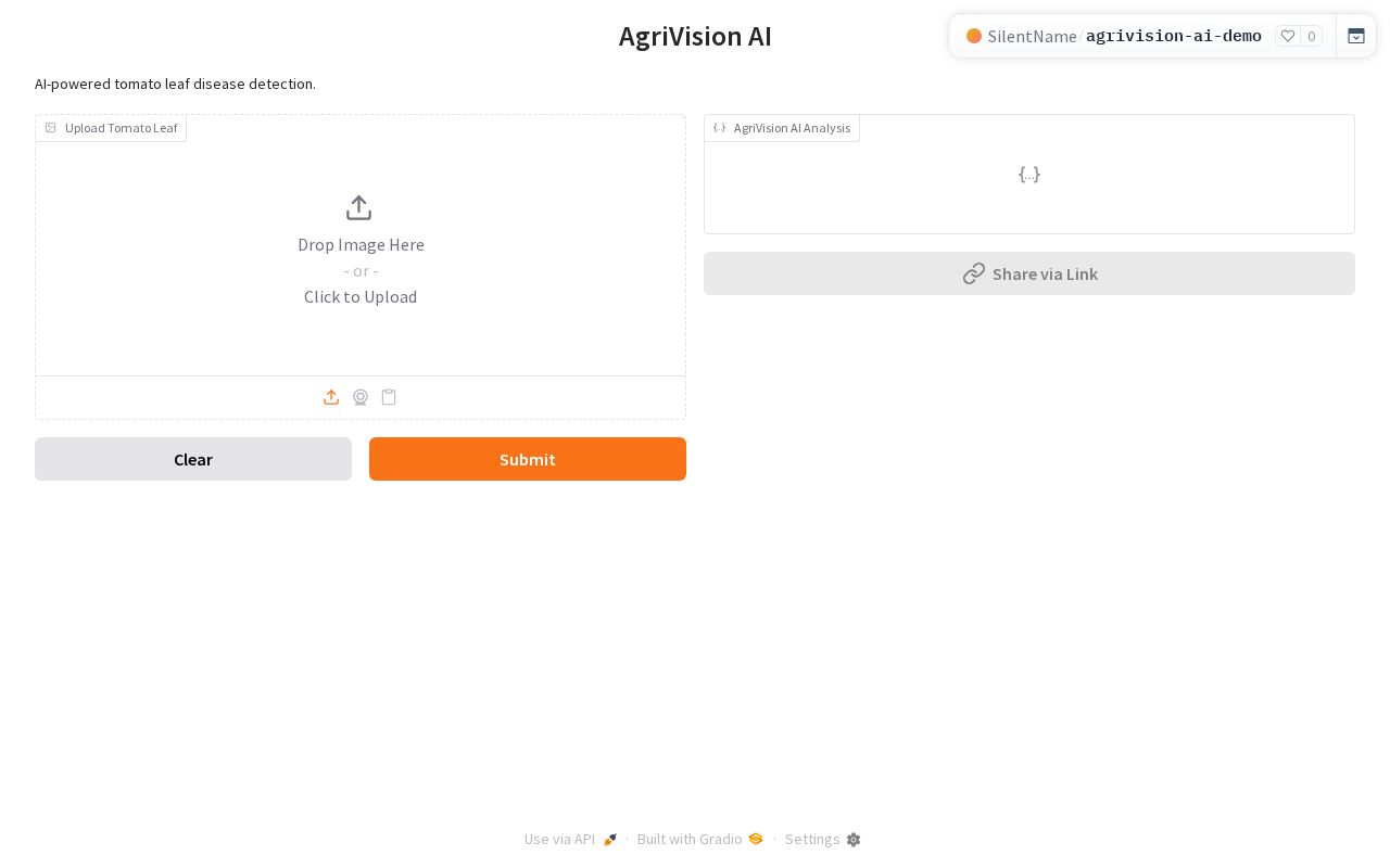 Preview of Agrivision Ai Demo