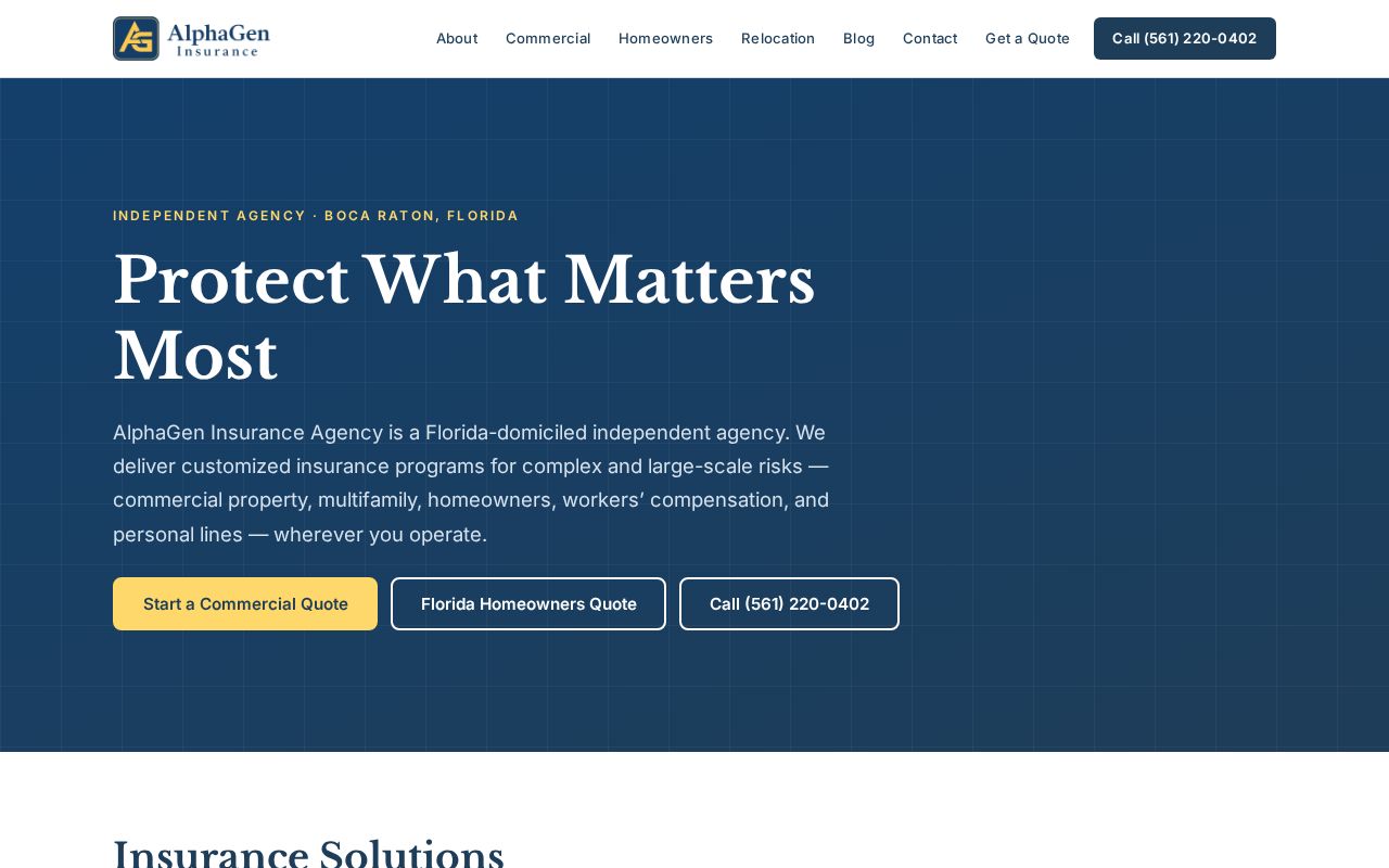 Preview of AlphaGen Insurance Agency