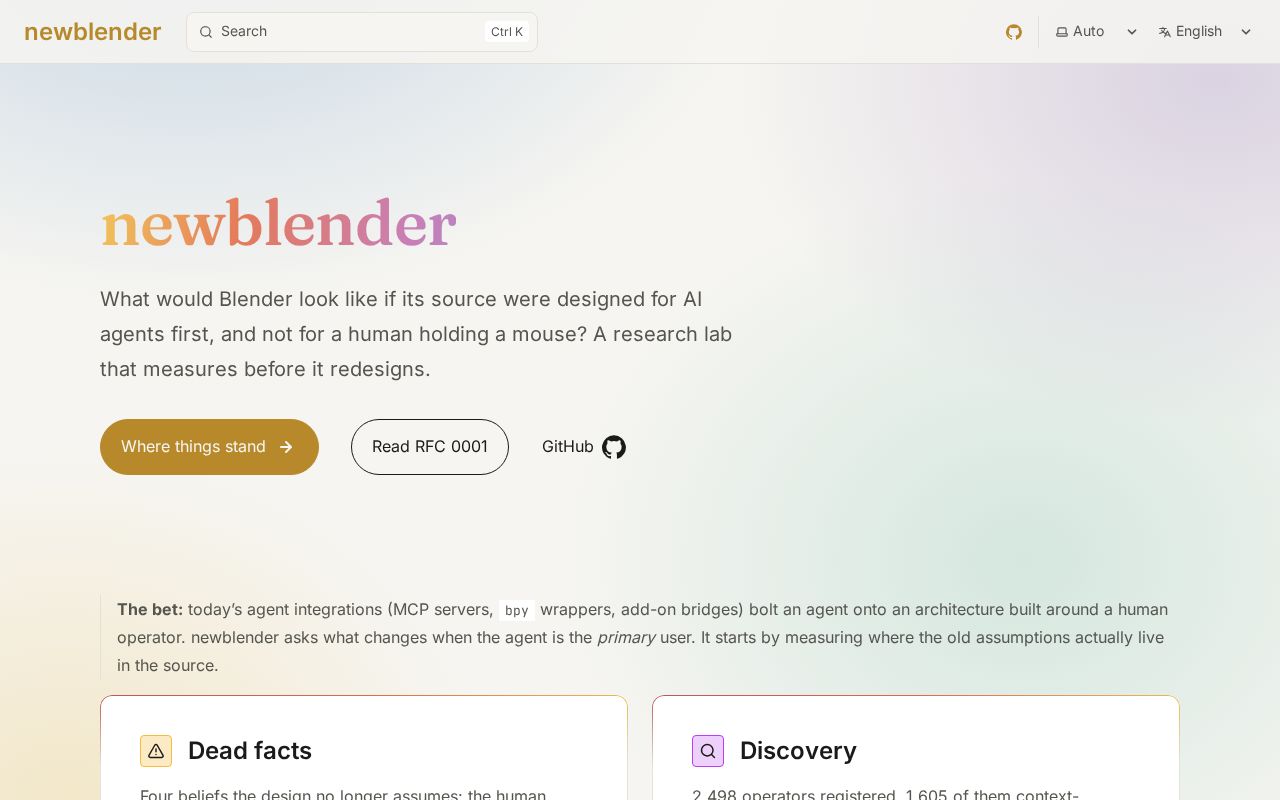 Preview of Newblender