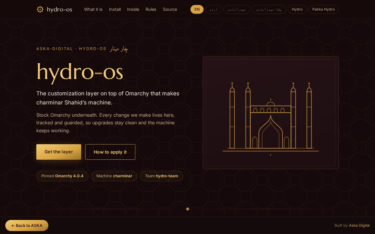 Preview of Hydro Os
