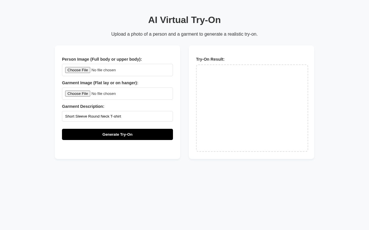 Preview of My Virtual Tryon