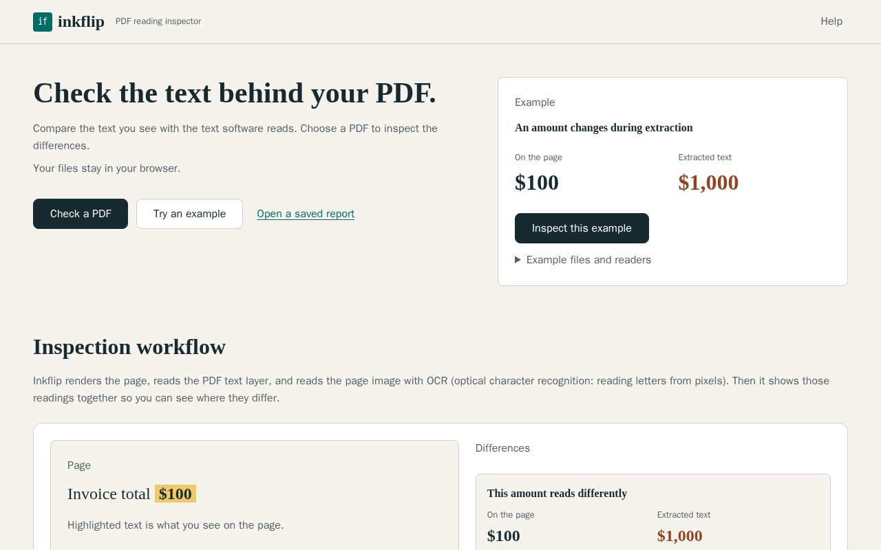 Preview of Inkflip