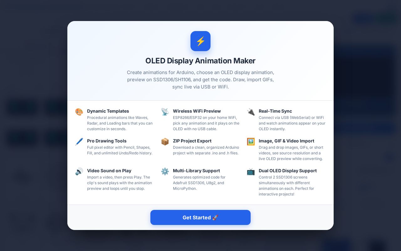 Preview of Oled Animation Examples