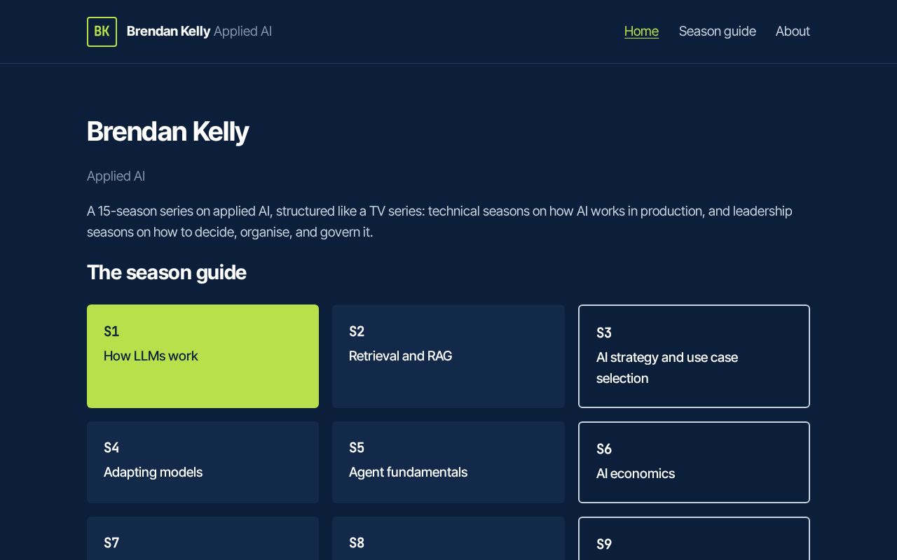 Preview of Brendankellyai Github Io