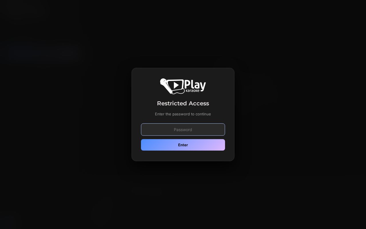 Preview of PlayKaraokeWebPlayer