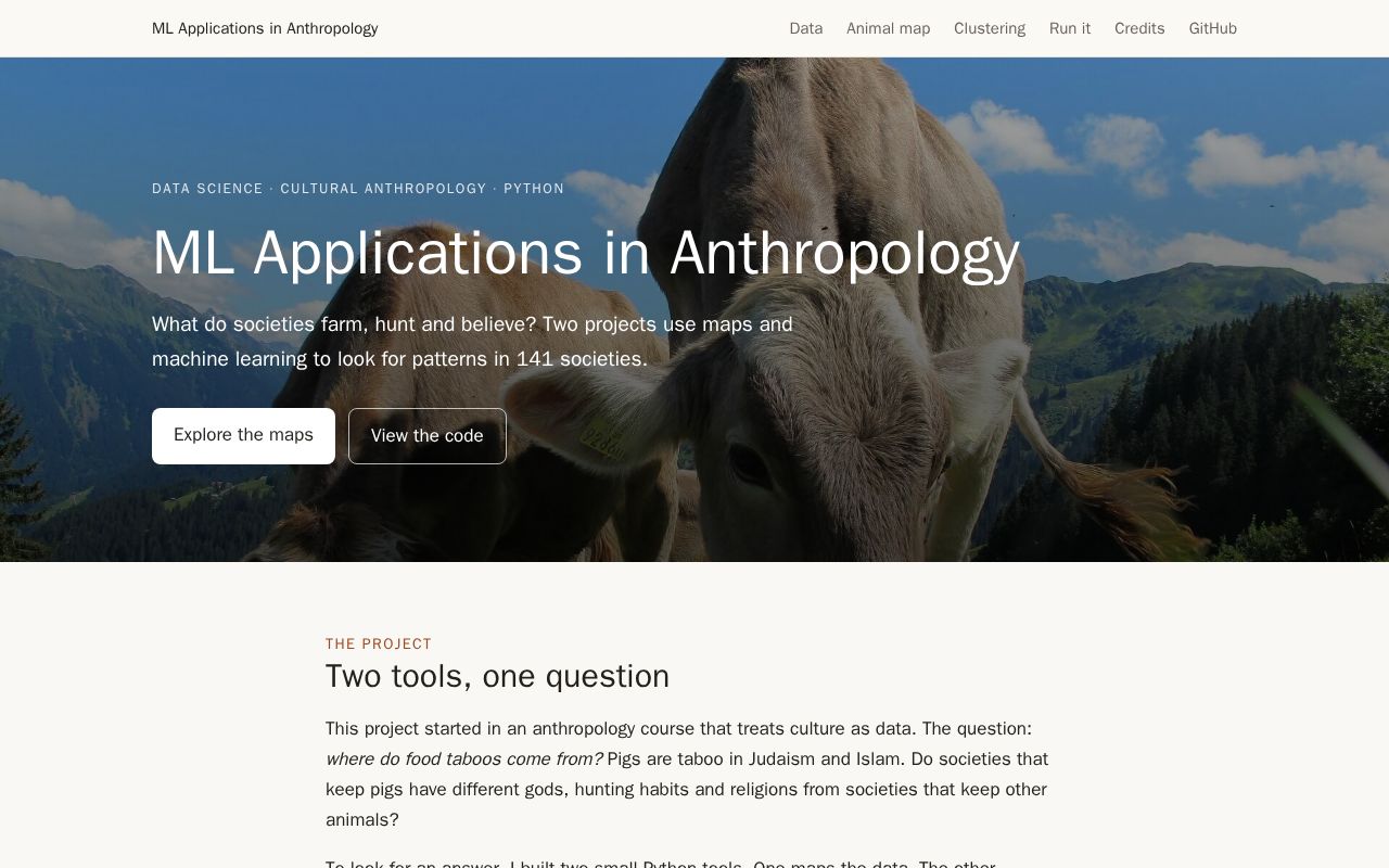 Preview of Ml Applications In Anthropology