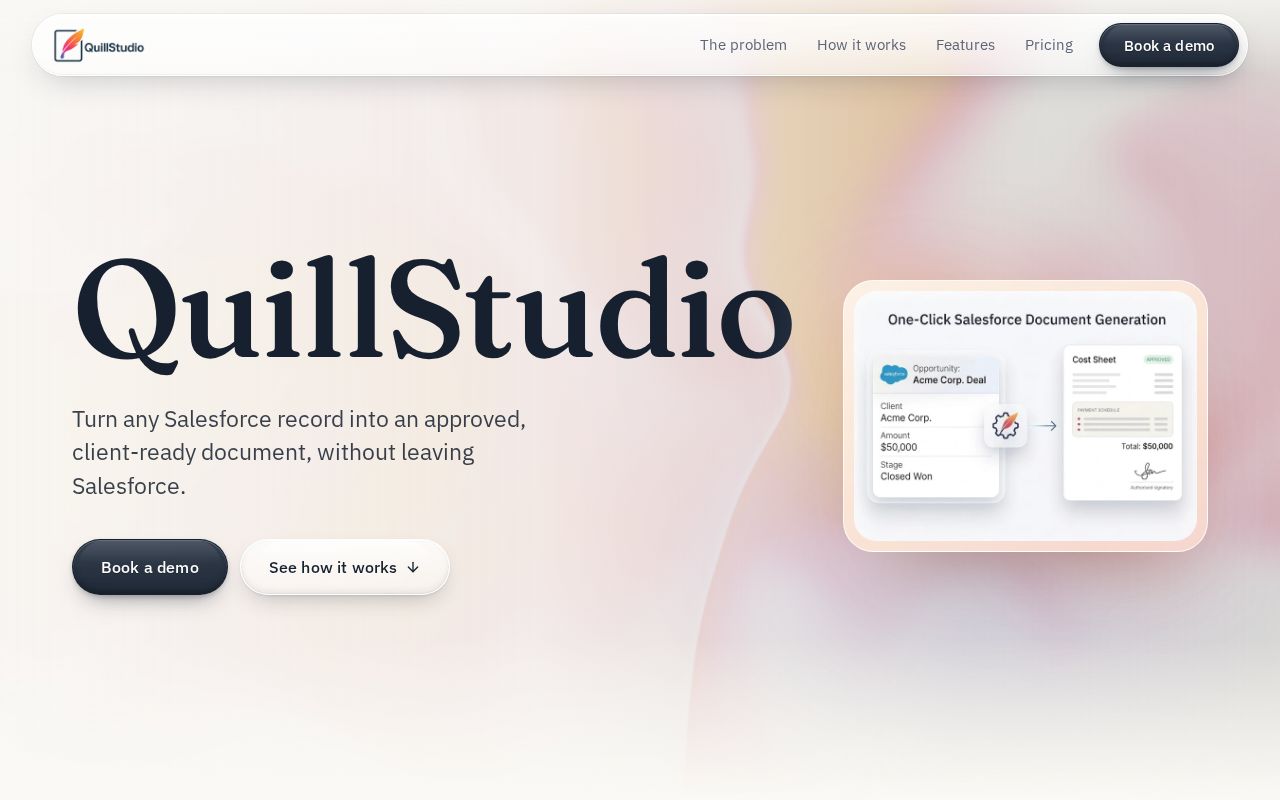 Preview of QuillStudio Design