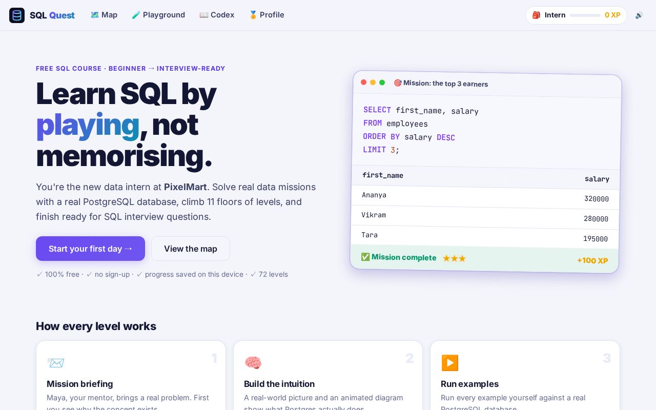 Preview of Sql Quest