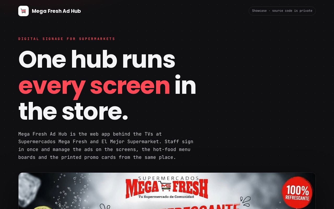 Preview of Mega Fresh Ad Hub