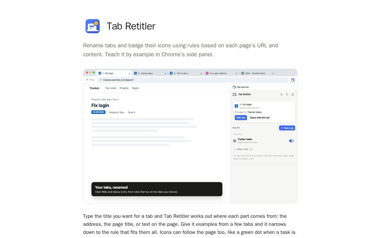 Preview of Tab Retitler