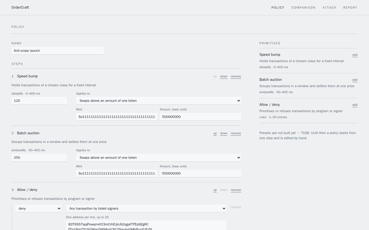 Preview of OrderCraft