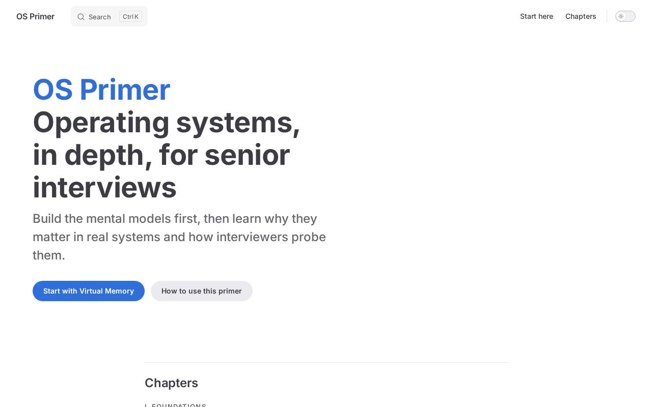 Preview of Os Primer