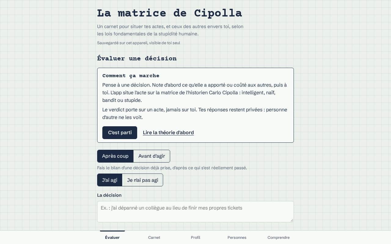 Preview of Cipolla Application