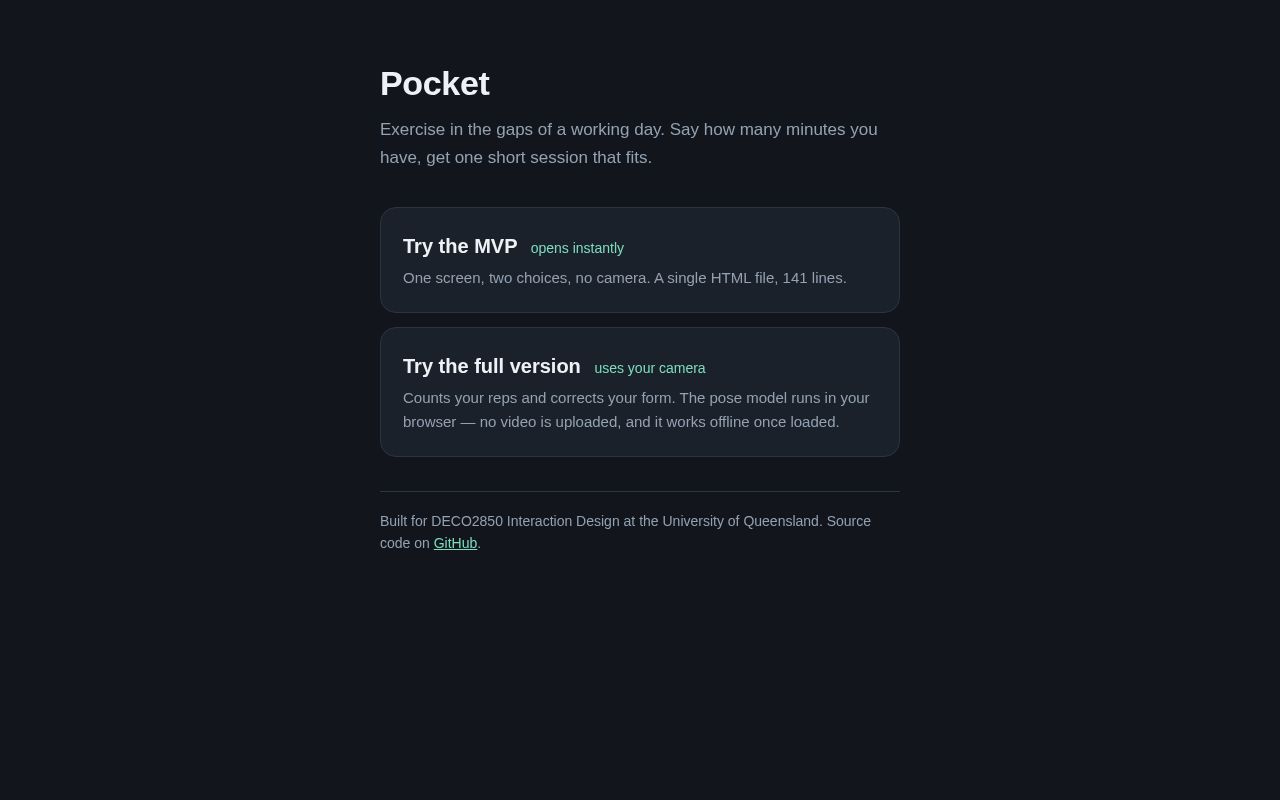 Preview of Pocket