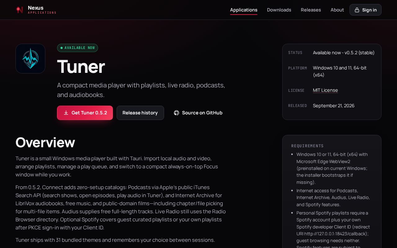 Preview of Tuner