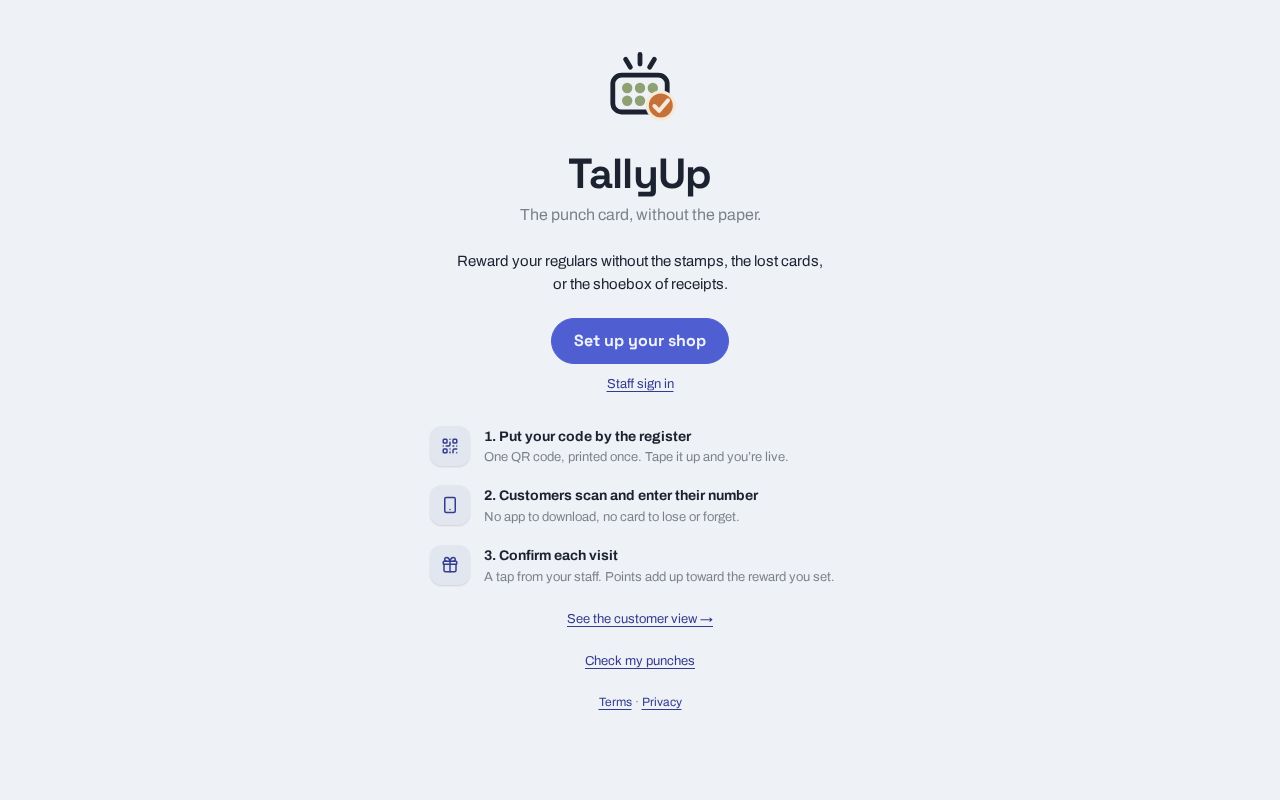 Preview of TallyUp