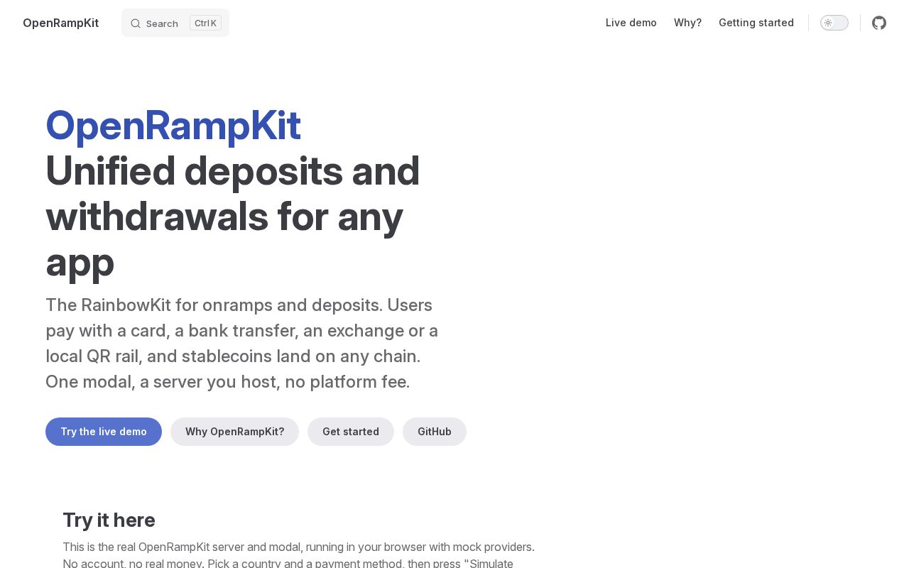 Preview of Openrampkit