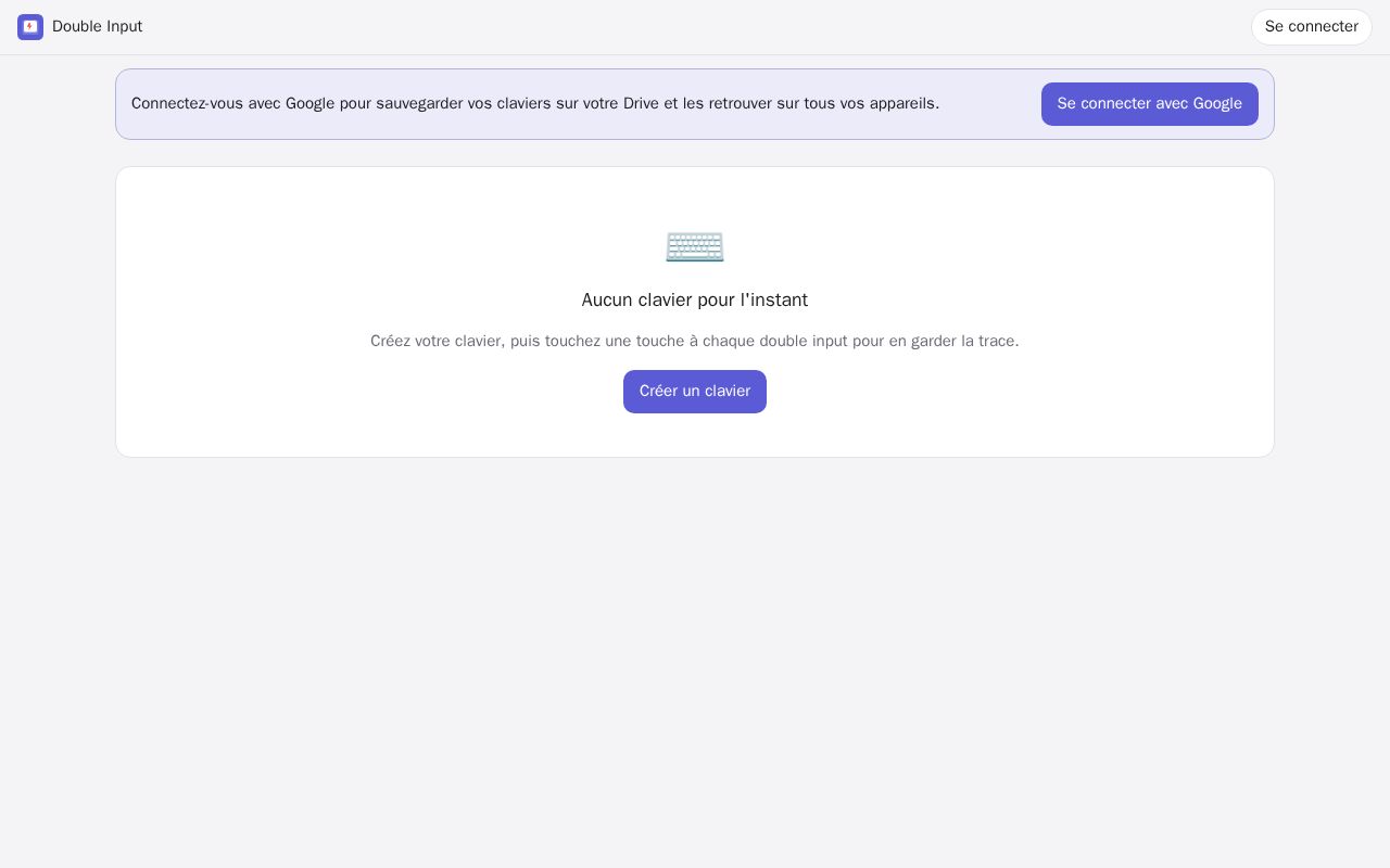 Preview of Double Input Tracker