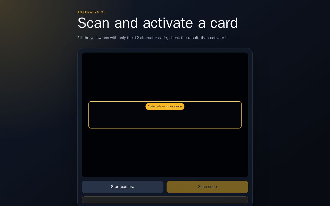 Preview of Card Activator