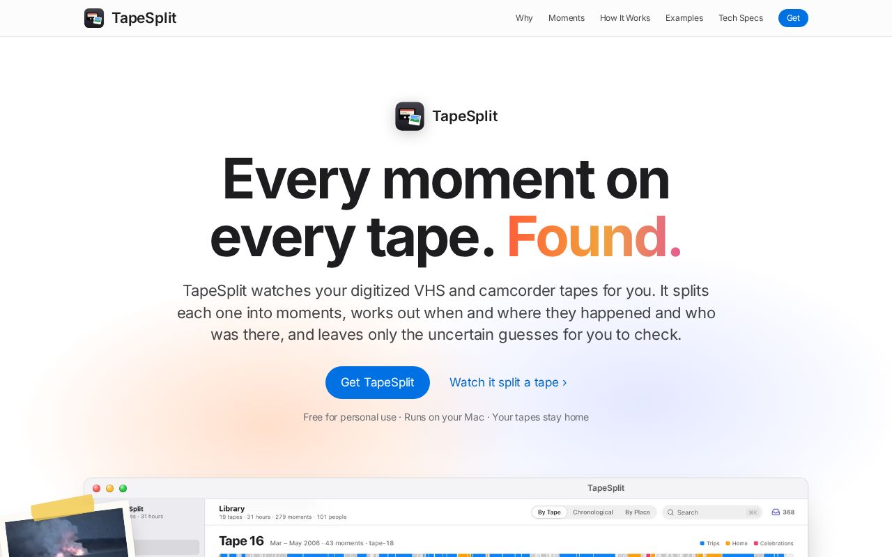 Preview of Tapesplit