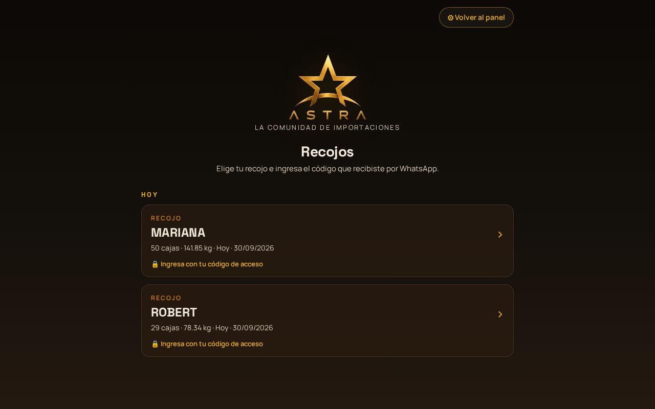 Preview of Pagina Recojos Astra