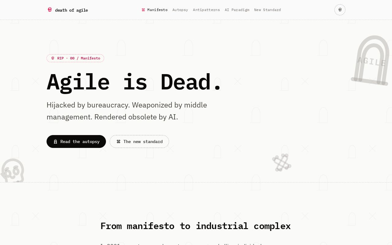 Preview of Deathofagile