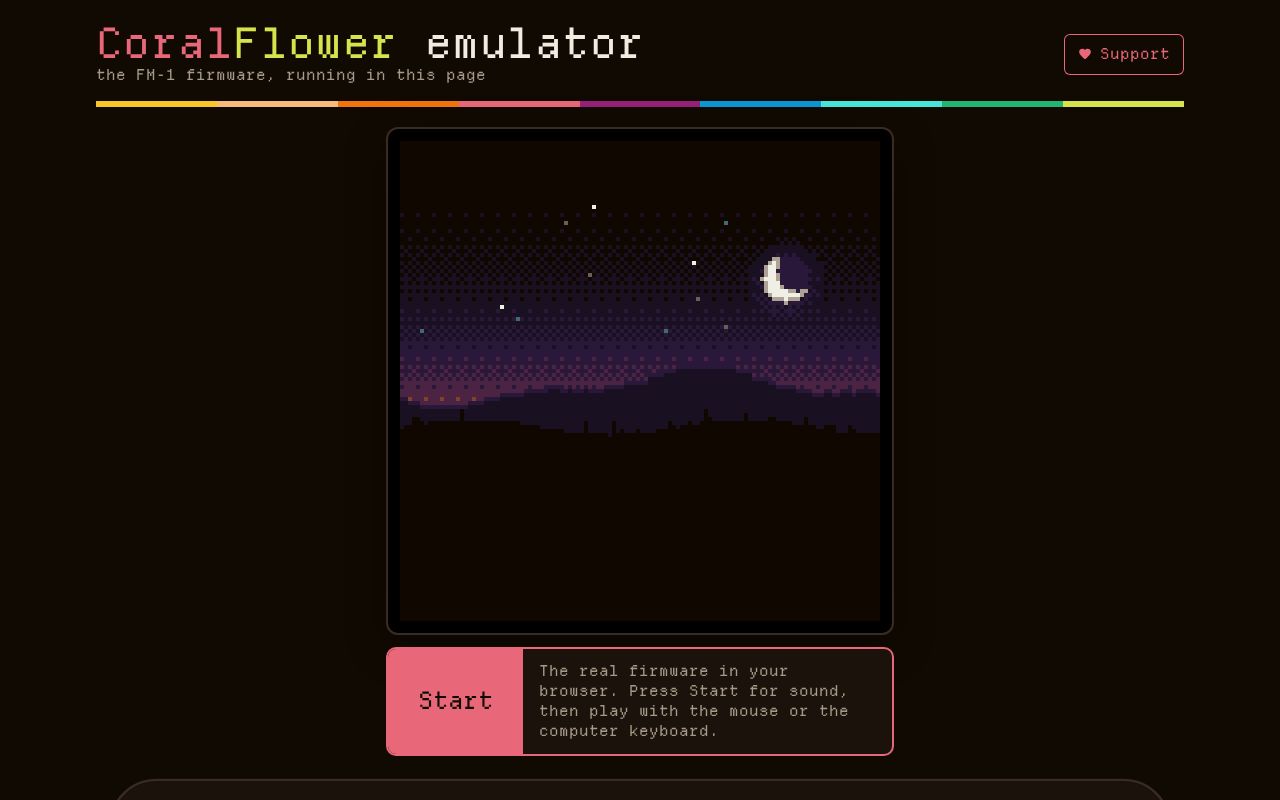 Preview of CoralFlower Emulator