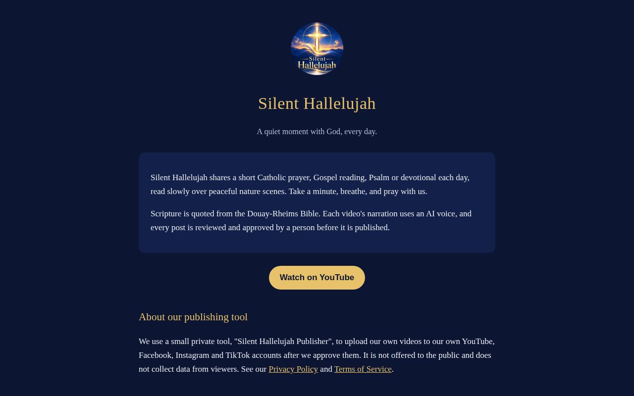 Preview of Silenthallelujah Github Io