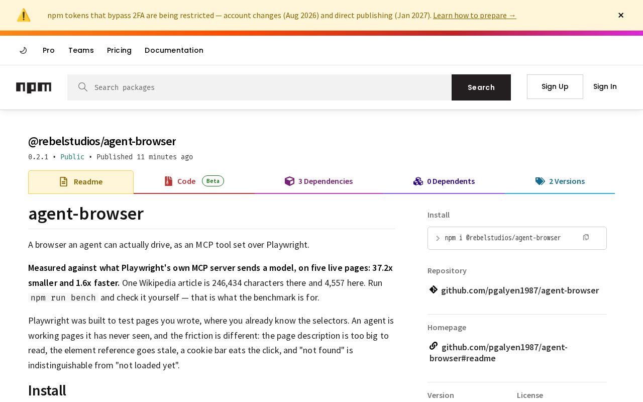 Preview of Agent Browser