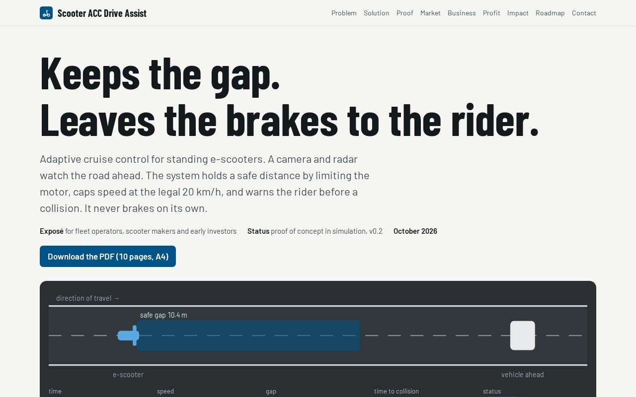 Preview of Scooter ACC Exposé