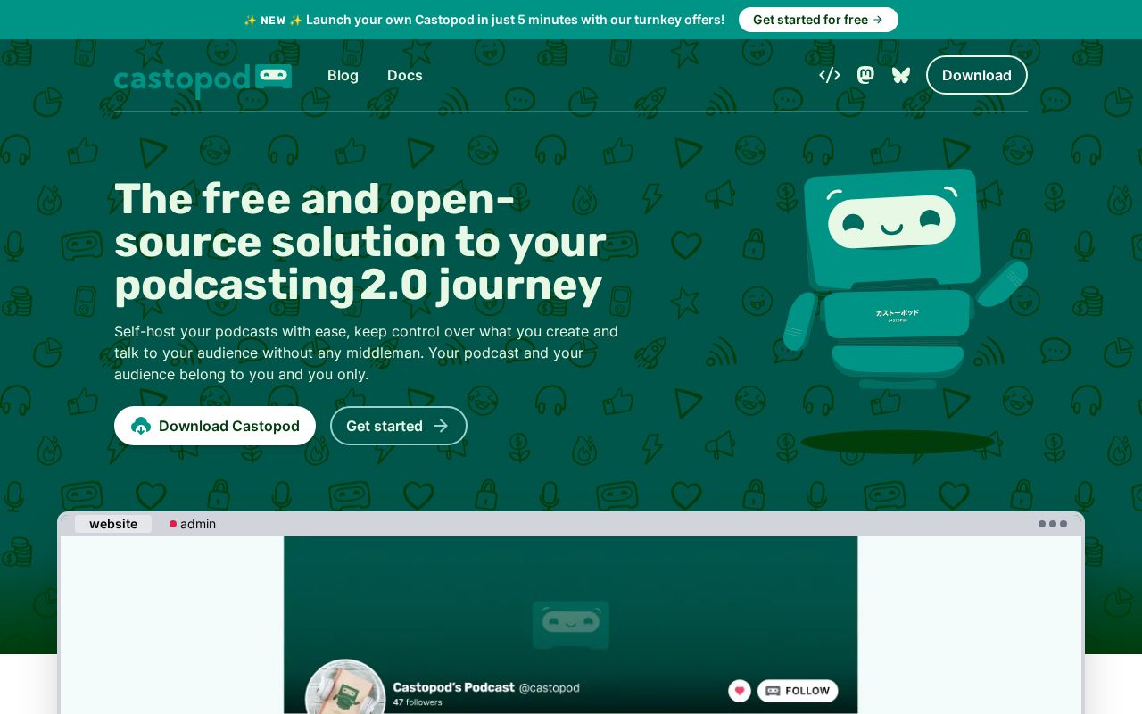 Preview of Castopod