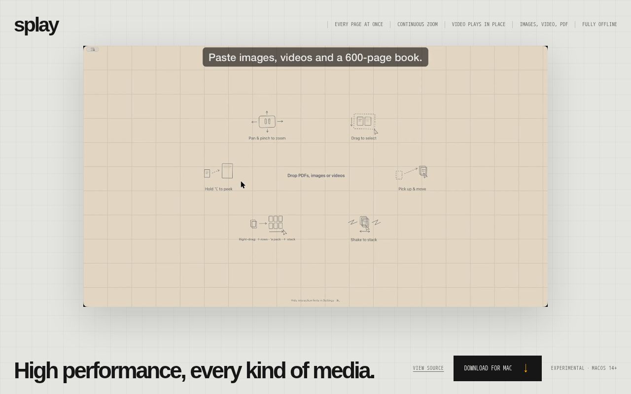 Preview of Splay App
