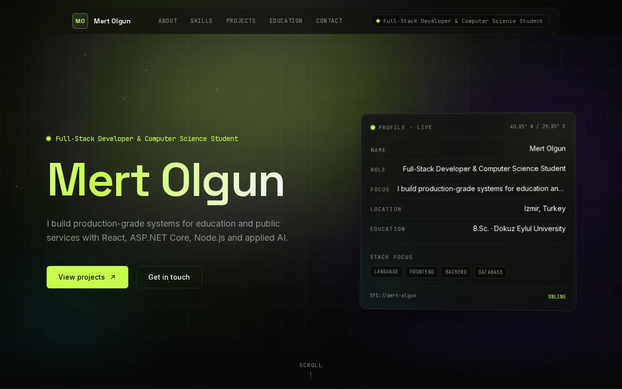 Preview of Mert Olgun