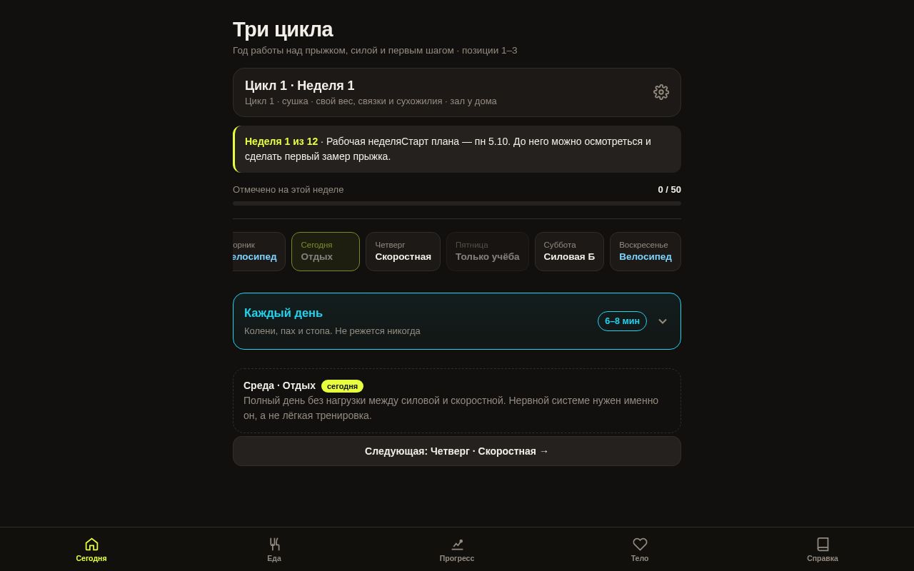 Preview of Training Plan