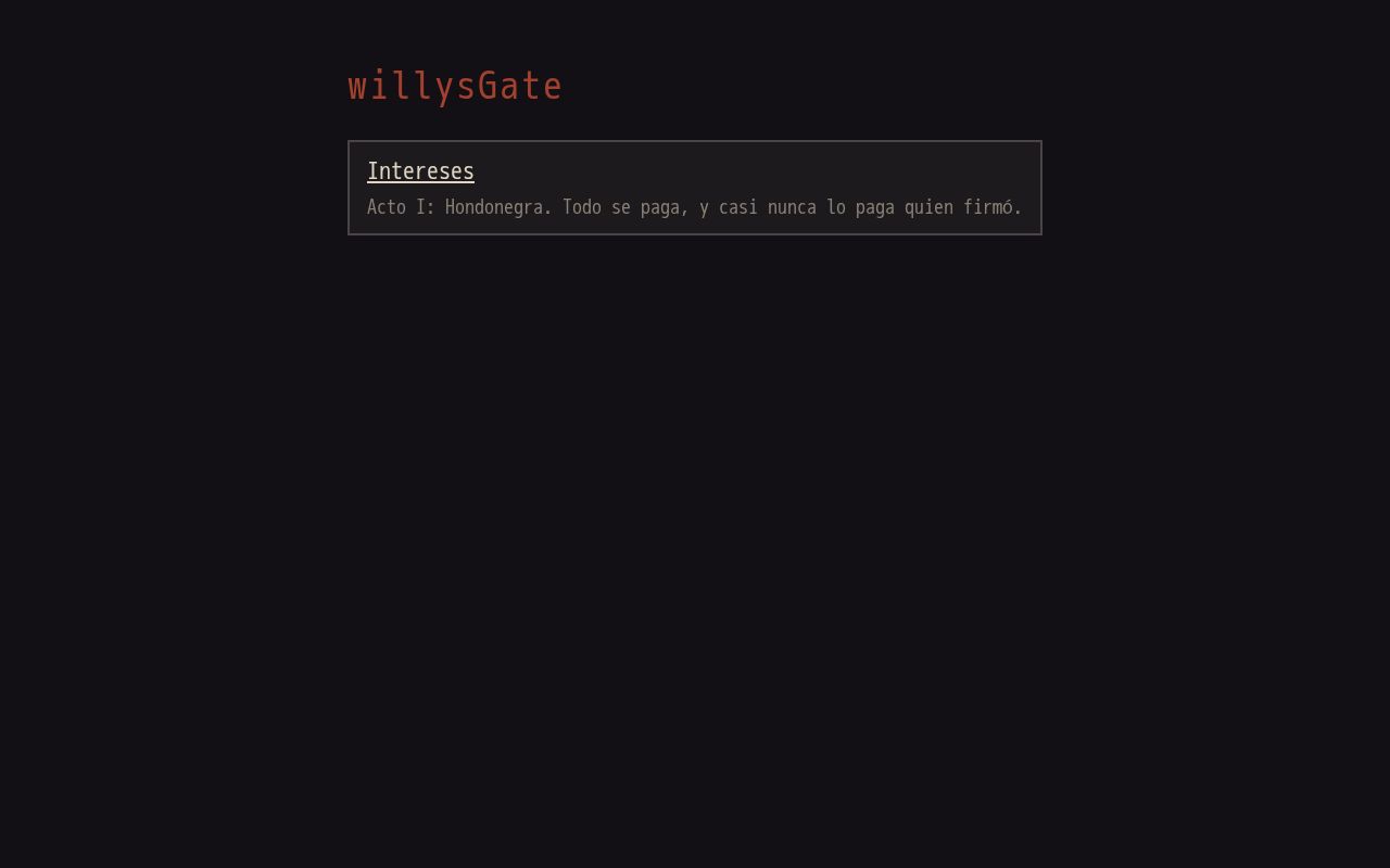 Preview of willysGate